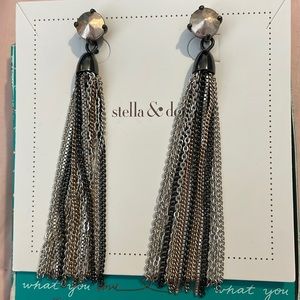 Stella & Dot Fringe Tassel Earrings